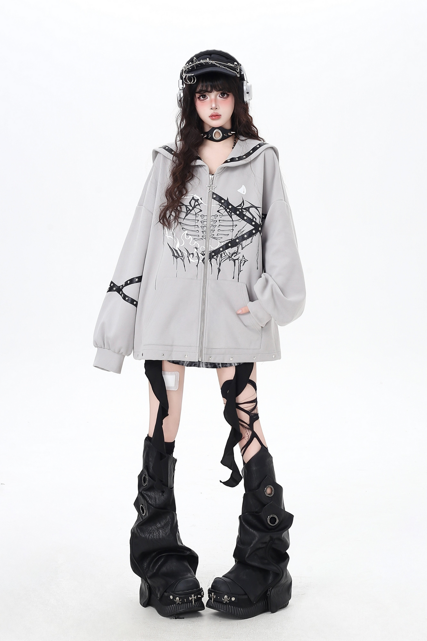 Sailor Sweet Dark Zip Hoodie