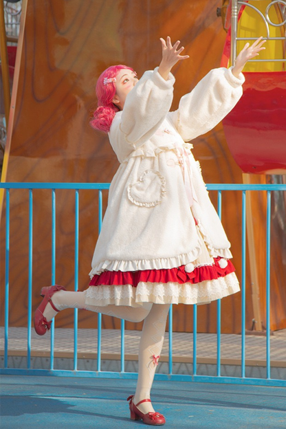 ラビットファーキュートロリータコート