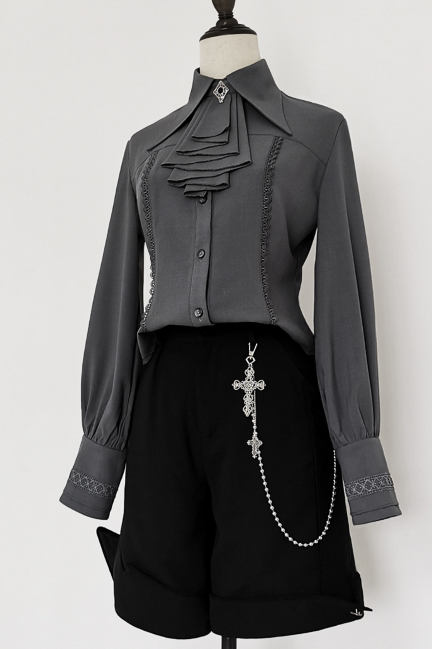 レトロロリータラムスリーブシャツ