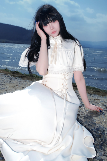 フレンチレトロレースドレス