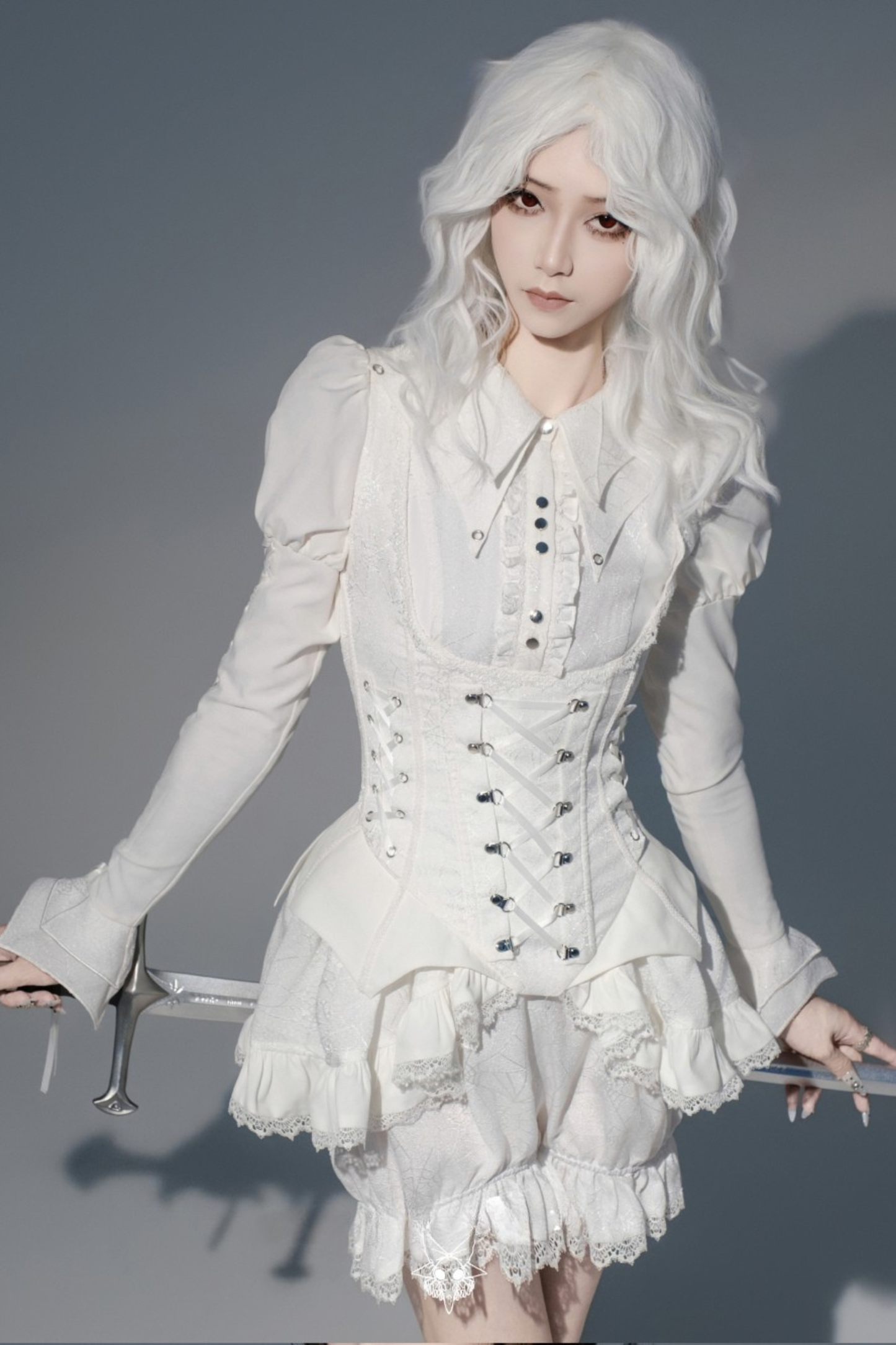 [Deadline for reservations: November 19] Camilla Spider Web Bat Gothic Dark Series Dress Full Set + Setup Full Set