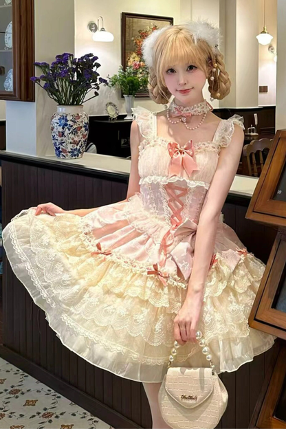 프린세스 큐트 스위트 로리타 드레스 + 테일