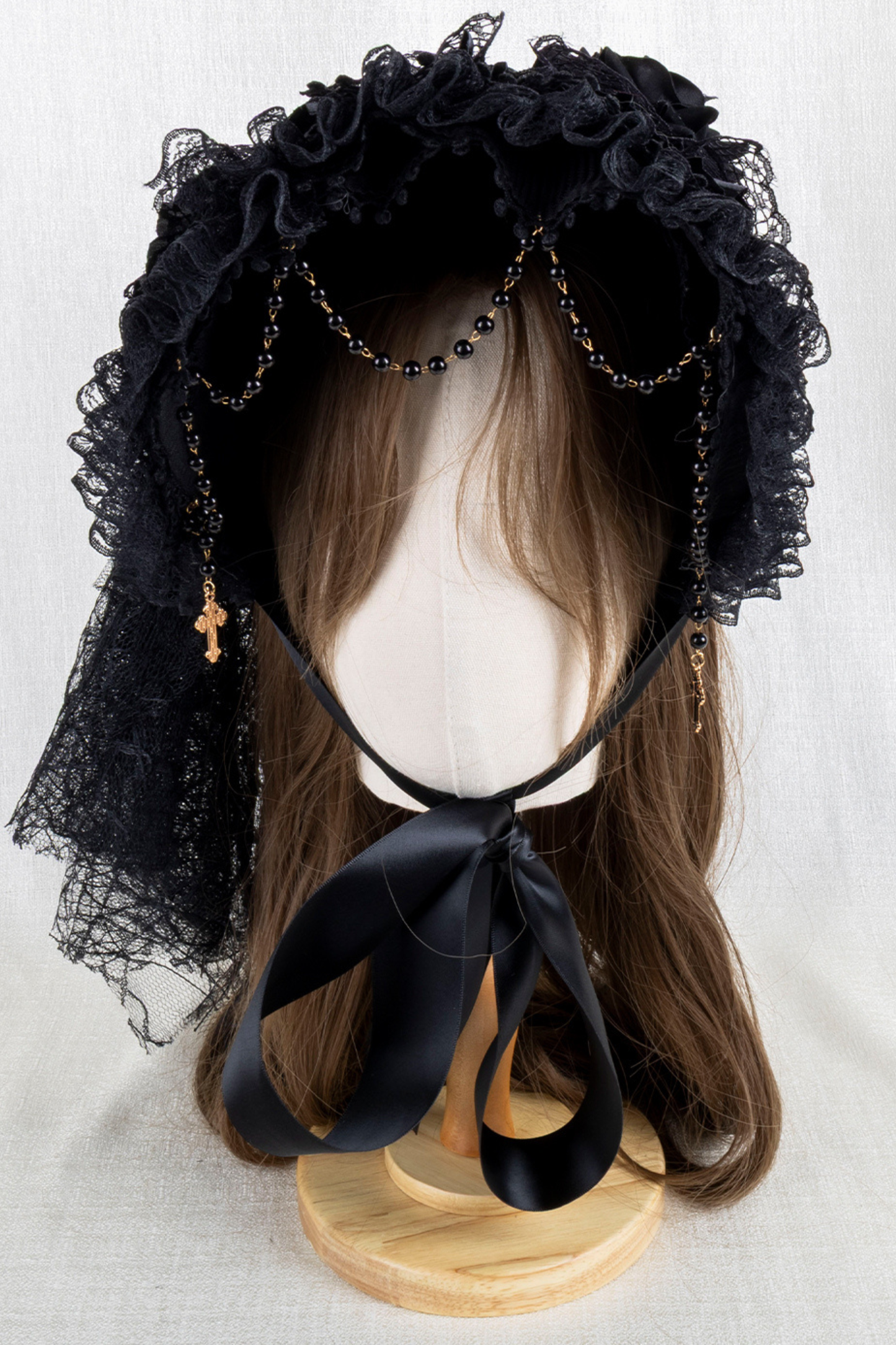 ゴシックエレガンクリップハット+ボンネット+フラットハット