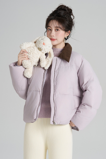 スイートカラーマカロンダウンジャケット