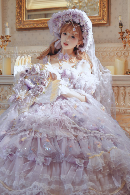 ゴージャスプリンセスロリータドレス