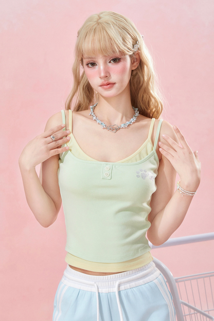 Macaron Layered Camisole