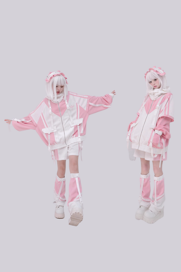 【数量限定】フェザーウィングジャージセットアップ＋ヘアバンド