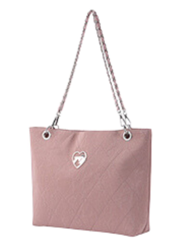 Diamond Stitch Style Pattern Leather Tote Bag