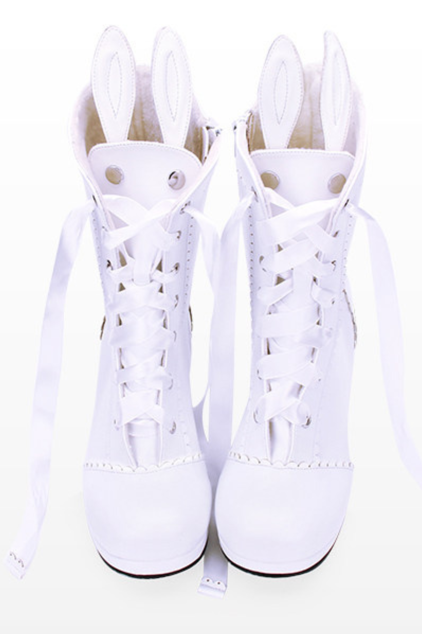 Lolita Bunny Ears Ribbon Boots