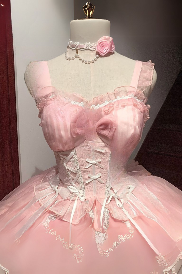 Fantasy Lace-Up Design Princess Lolita Dress