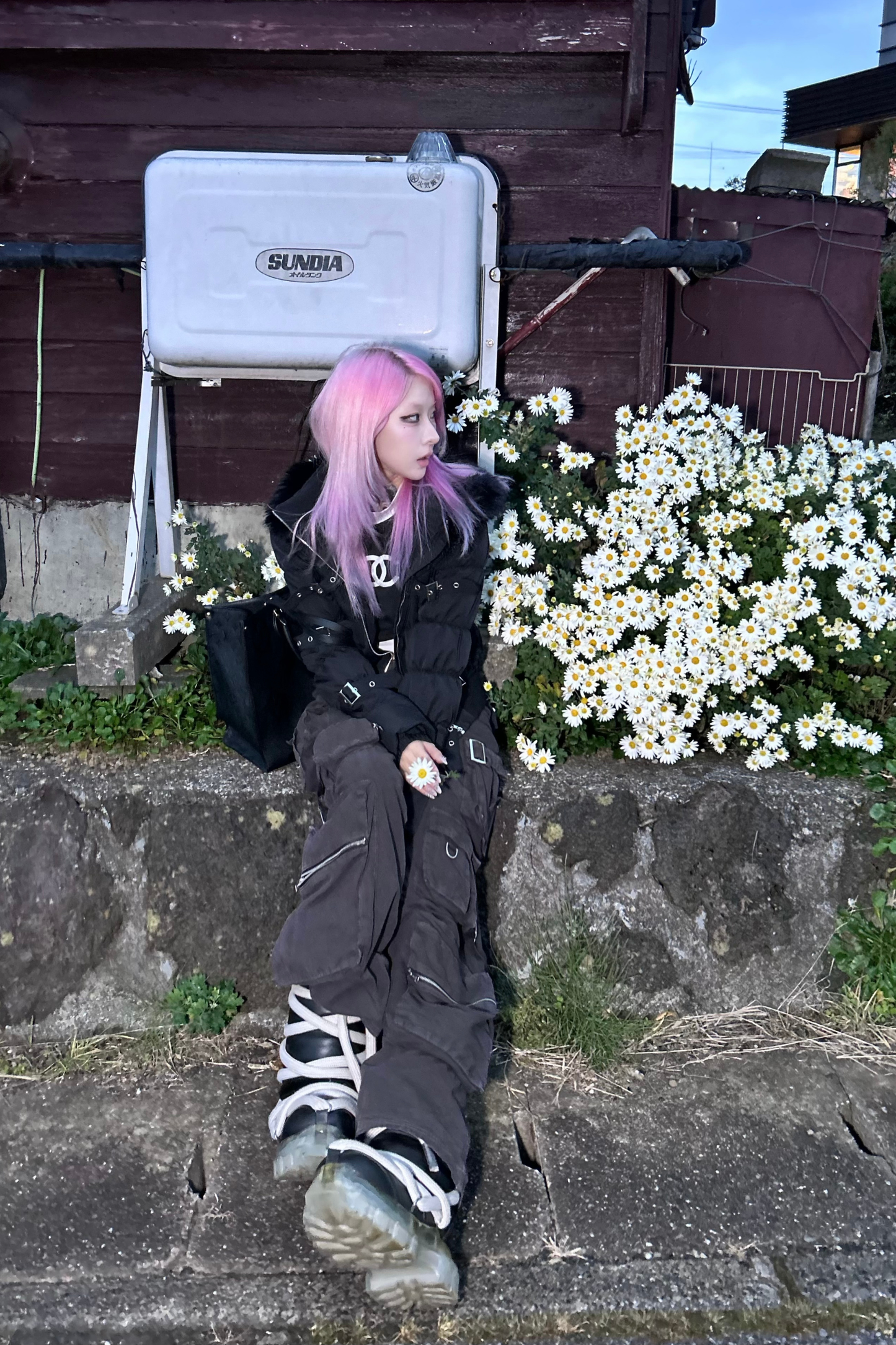 バックルストラップパンクアウター