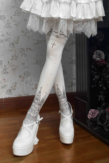 ゴシックセンスダークエンジェルウィングヒール