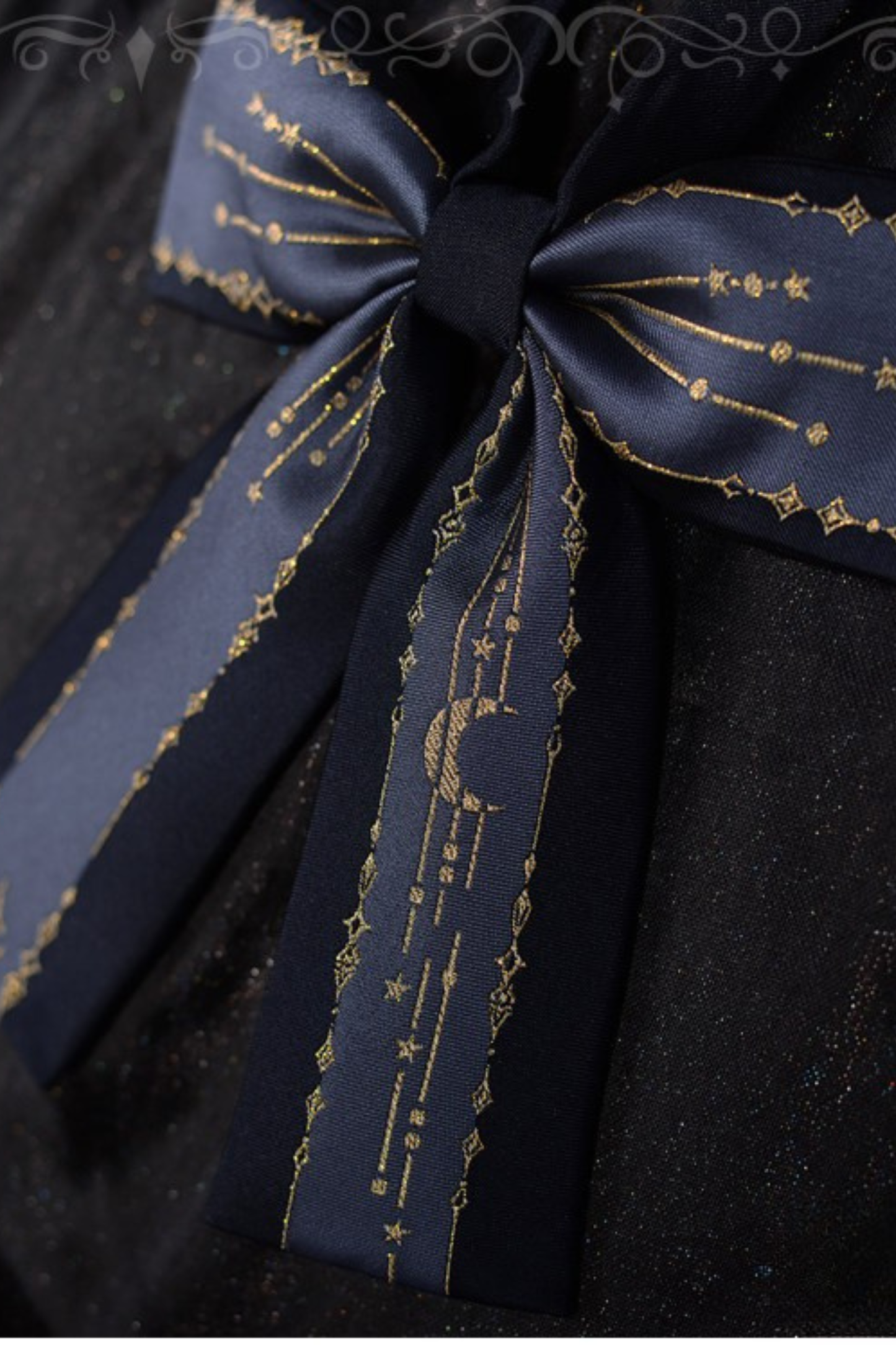 Galaxy ribbon tie