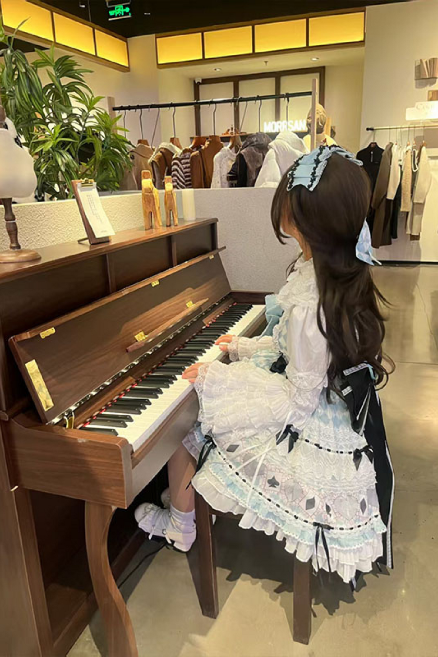 Mint Sweet Suspender Dress + Catsuit + Big Ribbon