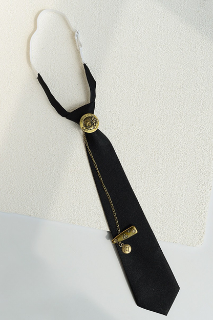 Bare Button Mode Necktie