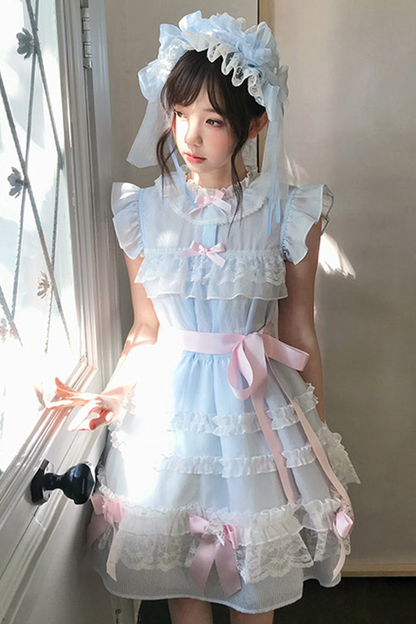 リボンボープリンセスロリータドレス