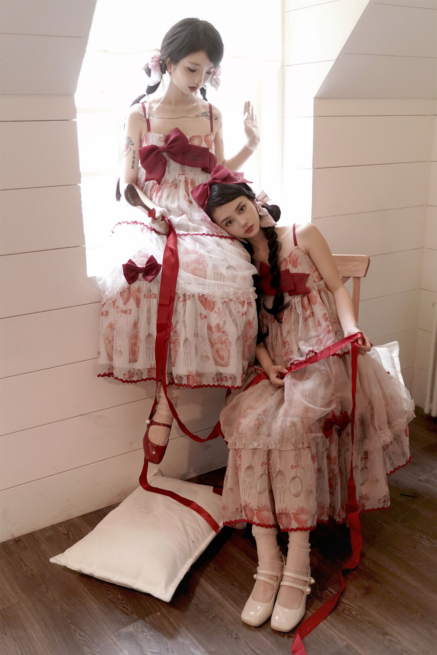 ストロベリーボックスロリータキャミソールドレス