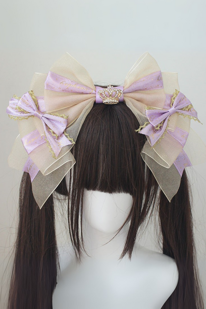 Big Ribbon Lolita Hair Accessories