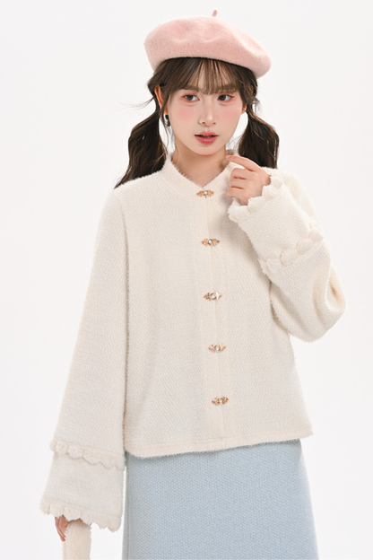 レトロチャイナシャツ+スカート+ベスト