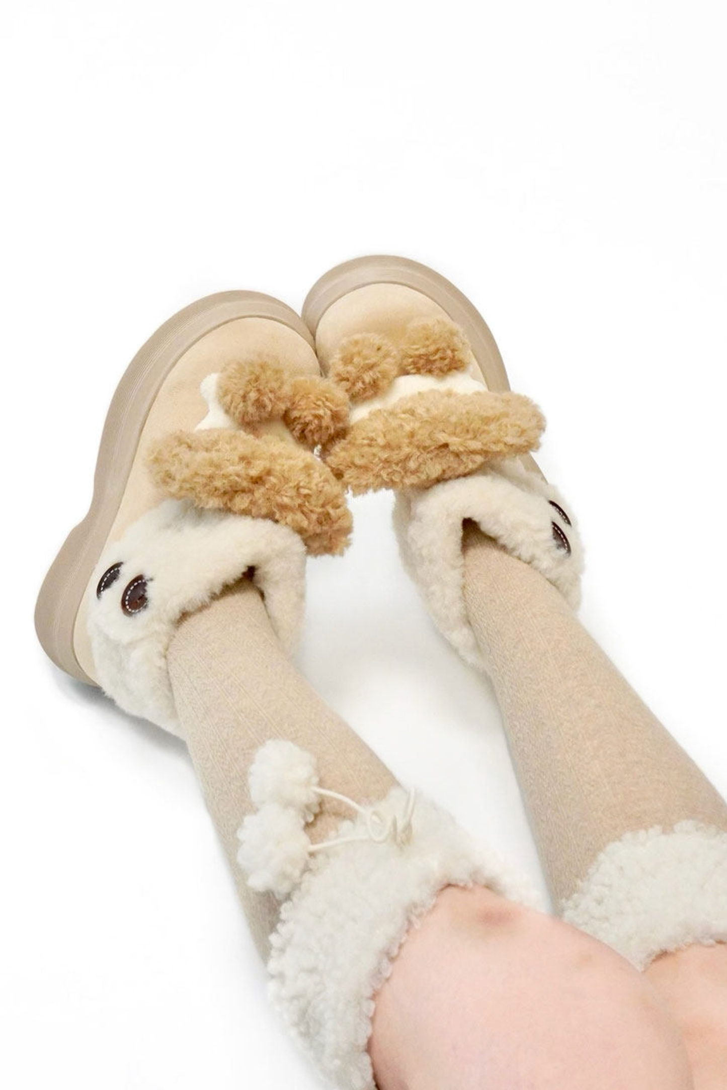 Fluffy Sheep Fleece Snow Boots