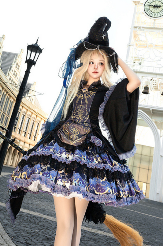 魔術師ロリータドレス+マント