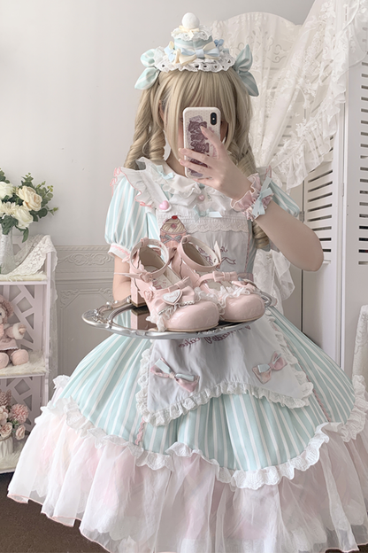 レースリボンロリータシューズ