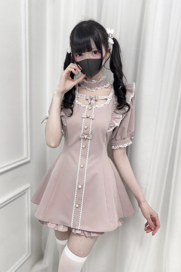 [Reservations] Frilled Sweet Top + Short Skirt