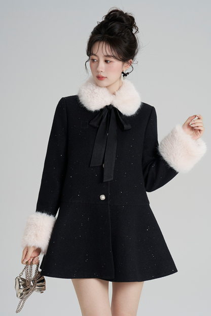 フレンチウールンファーコラルコート