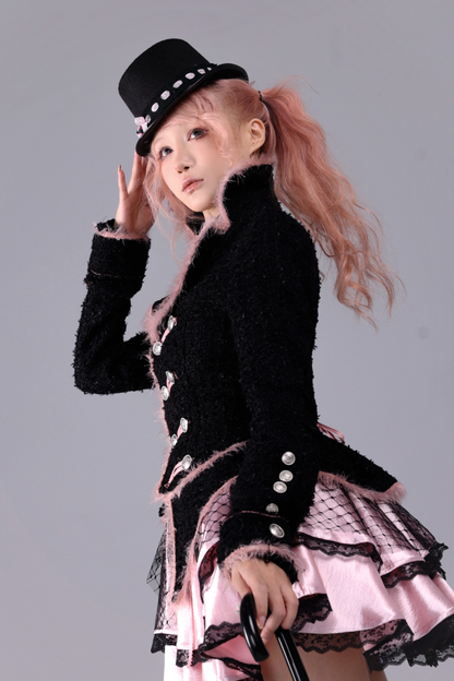 ブラックウールンファンタジージャケット