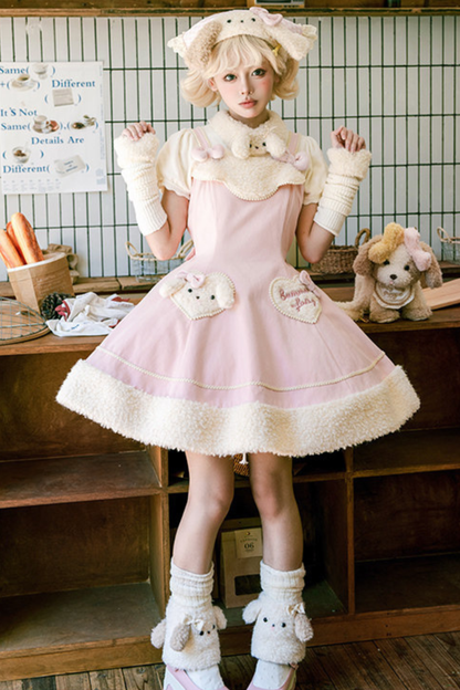 Ribbon Cut-Out Lolita Dress