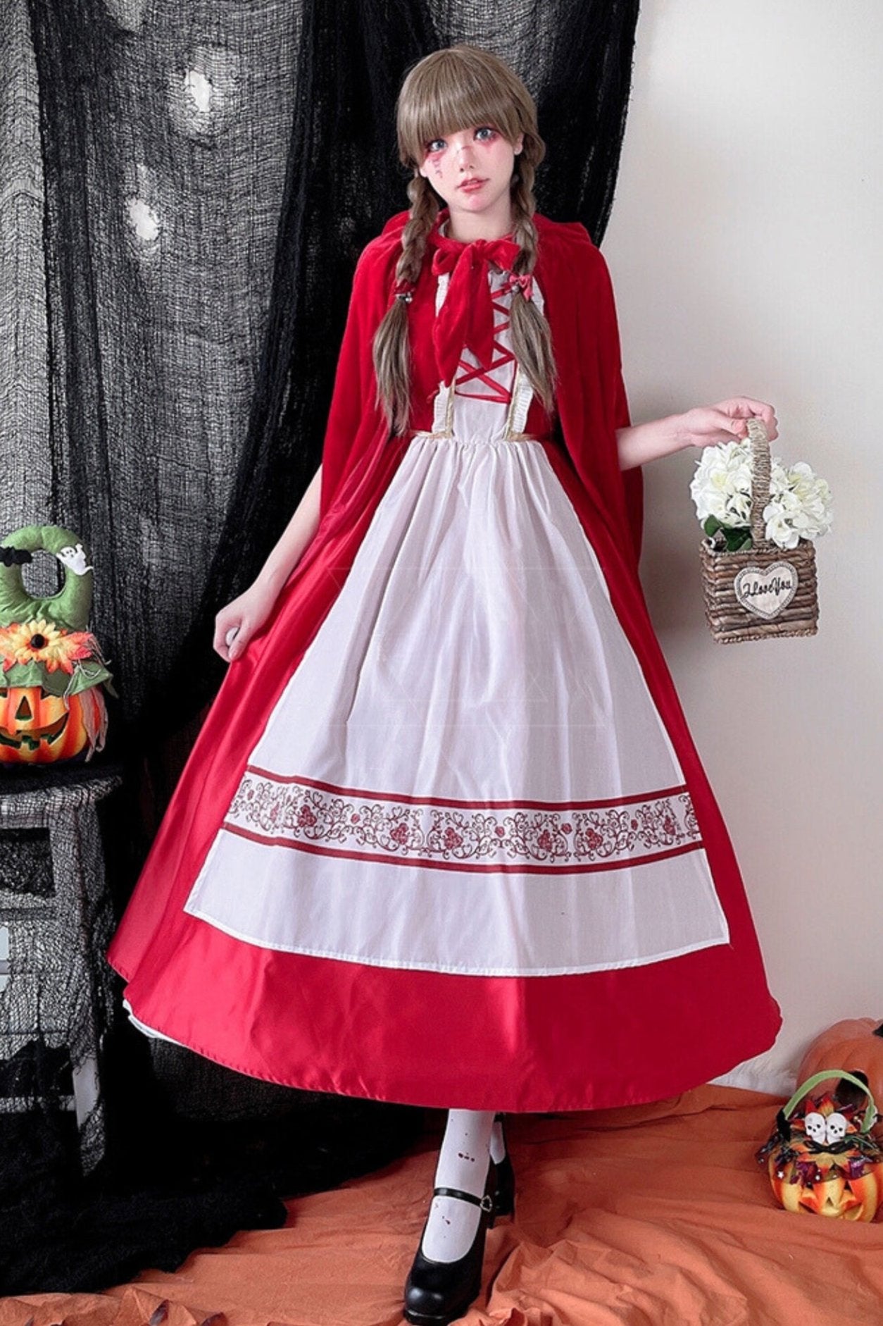 Little Red Riding Hood Cape Dress