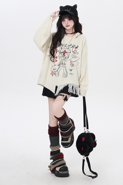 Loose Pullover Sweater