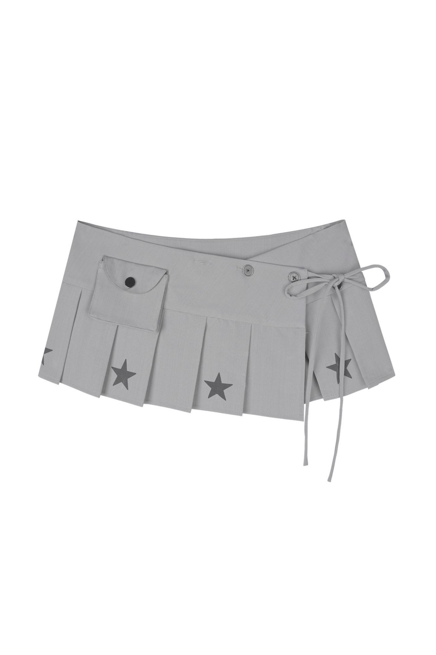 Falda de capas con cortina de estrellas