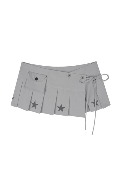 Falda de capas con cortina de estrellas