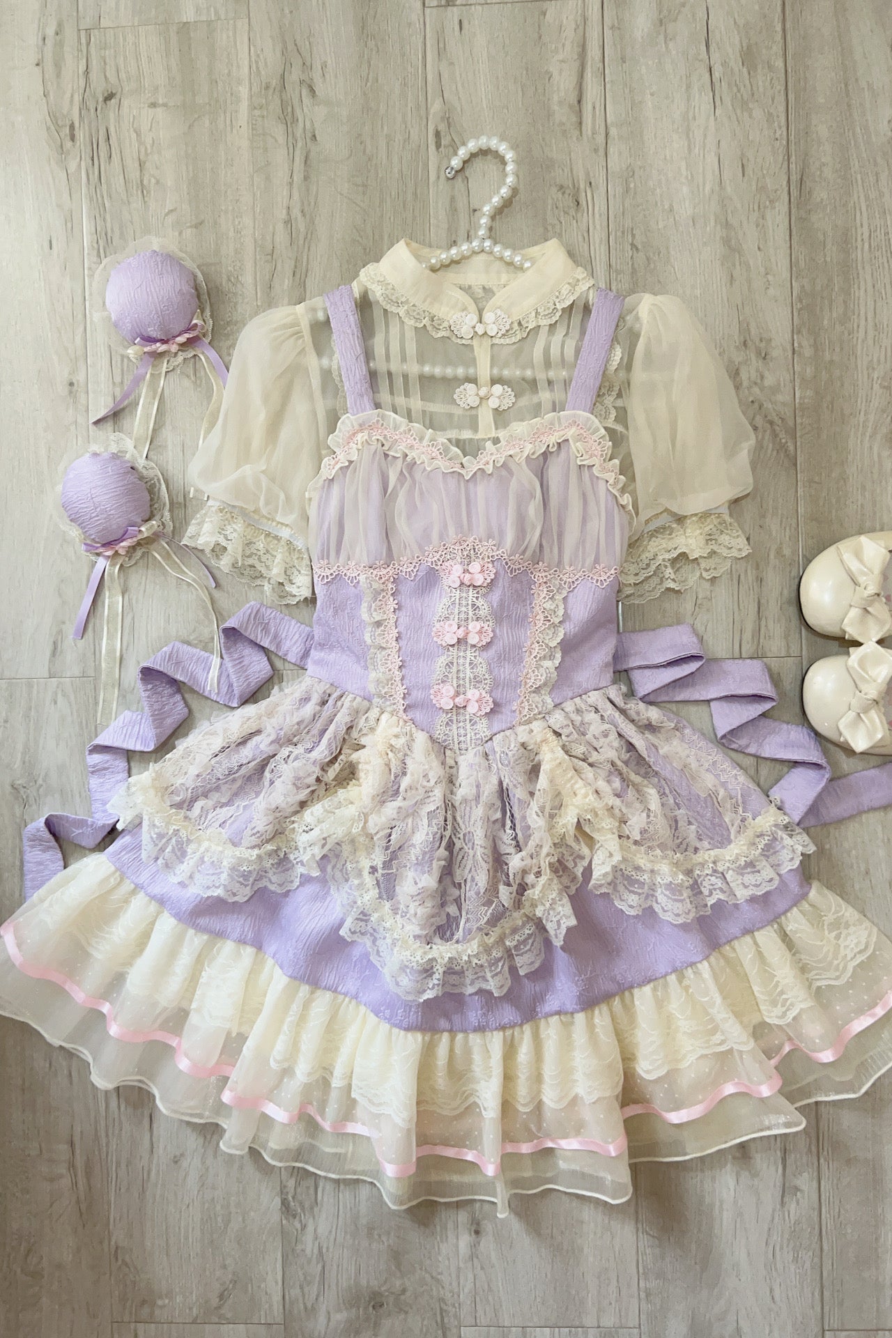 Sweet Ballet Style Lolita Suspender JSK Dress