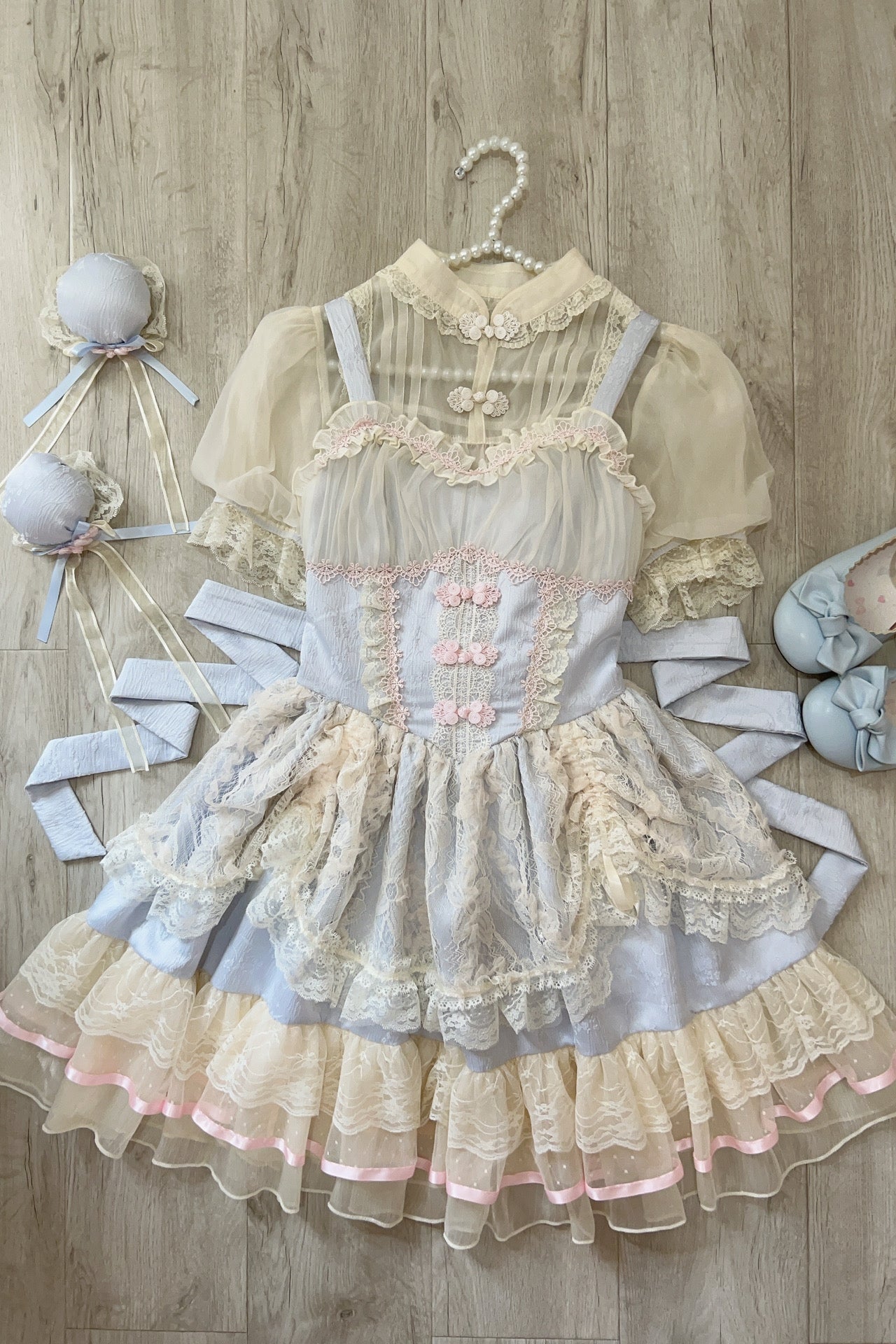 Sweet Ballet Style Lolita Suspender JSK Dress