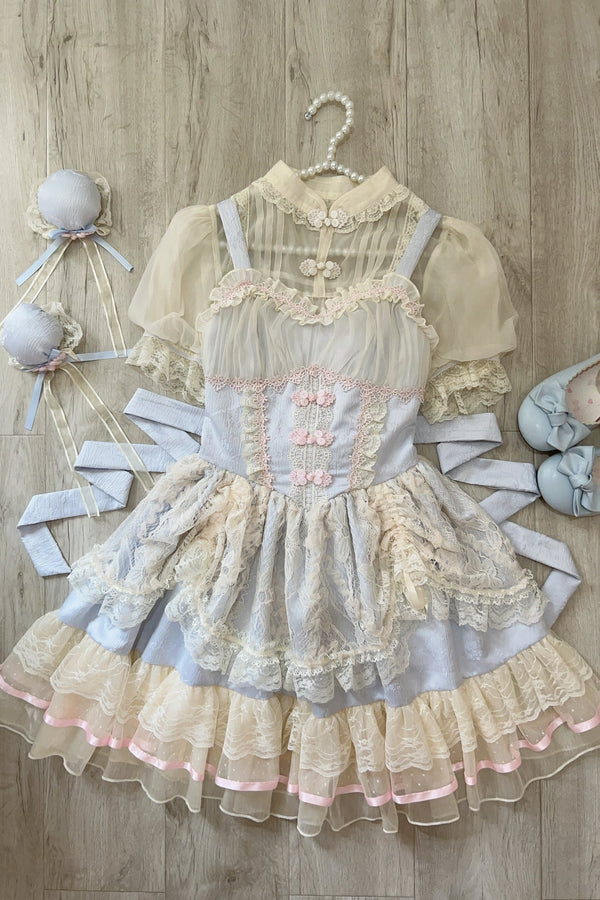 Sweet Ballet Style Lolita Suspender JSK Dress