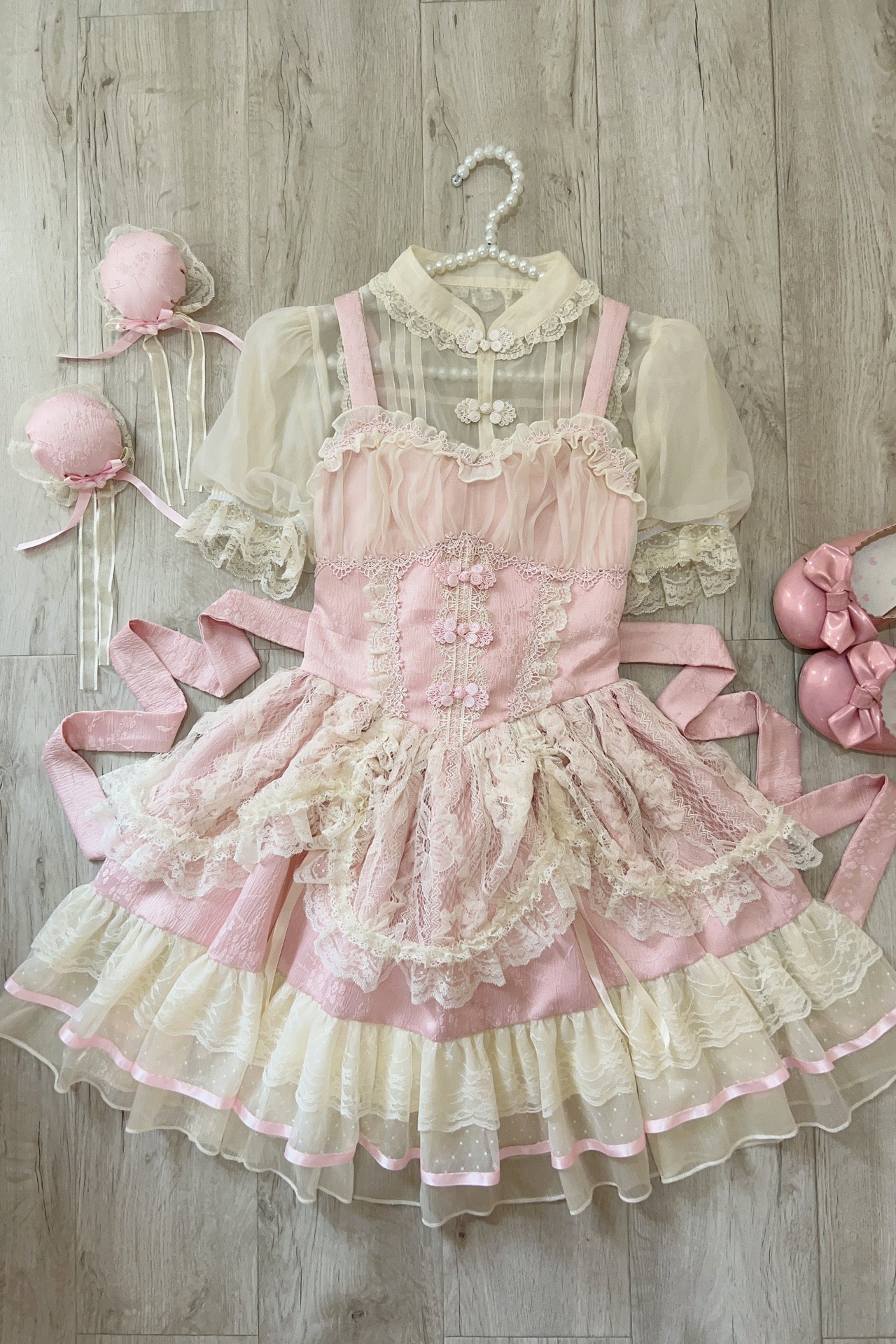 Sweet Ballet Style Lolita Suspender JSK Dress