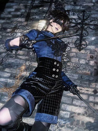 [Deposit] Will Never Be Again Original Design Gothic Twin Set Lolita Prince Line