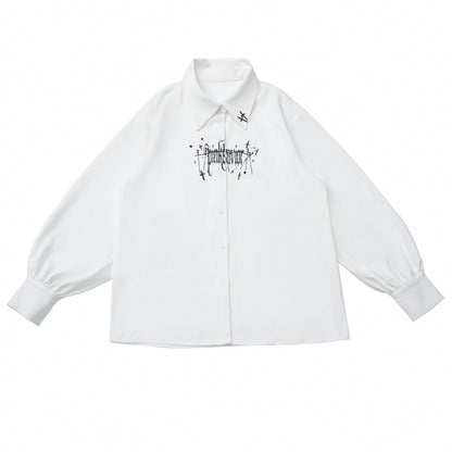 Dark Knight College vest + shirt + suspender skirt + pants + tie