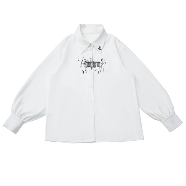 Dark Knight College vest + shirt + suspender skirt + pants + tie