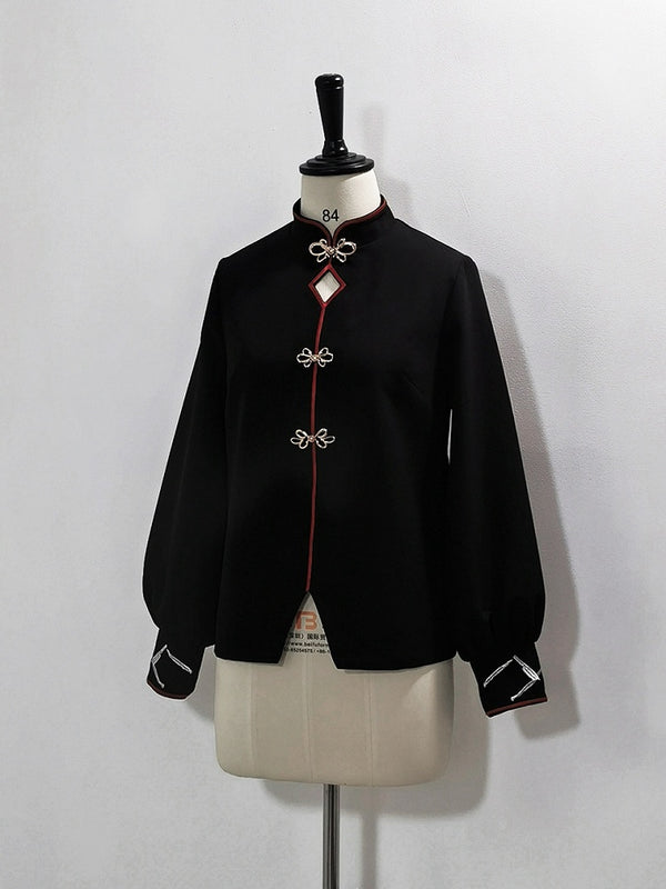 【12月26日予約締切】マウンテンゴーストチャイナプリンスフーディージャケットスーツ＋タッセルネックレス