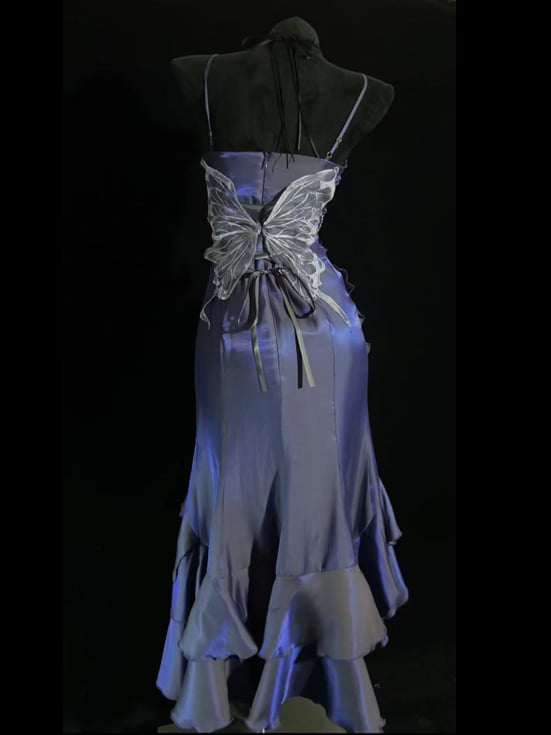 Amour Rose Burgundy Wizard of Oz Serena Purple Mermaid Dress Set