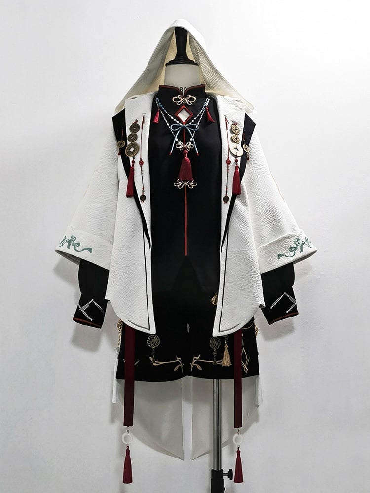 【12月26日予約締切】マウンテンゴーストチャイナプリンスフーディージャケットスーツ＋タッセルネックレス