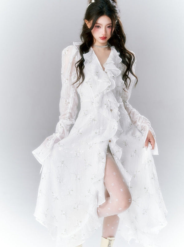 ティーブレイクフレンチスプリングボリュームドレス