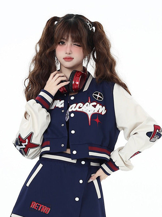 American Street Original College Retro Loose Stajan [Short/Long] + Skirt