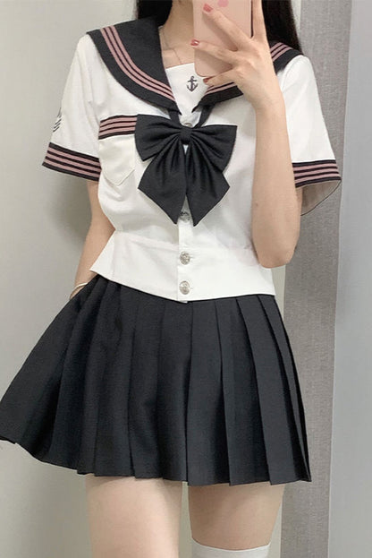 JKシリーズセーラー服+プリーツスカート
