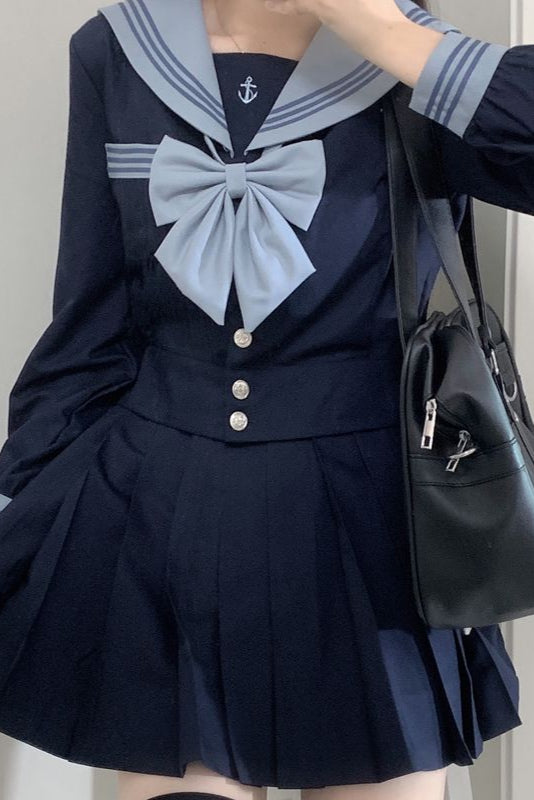 JKシリーズセーラー服+プリーツスカート