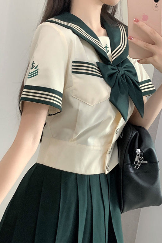 JKシリーズセーラー服+プリーツスカート