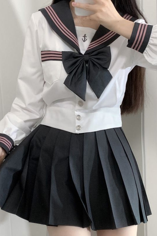 JKシリーズセーラー服+プリーツスカート